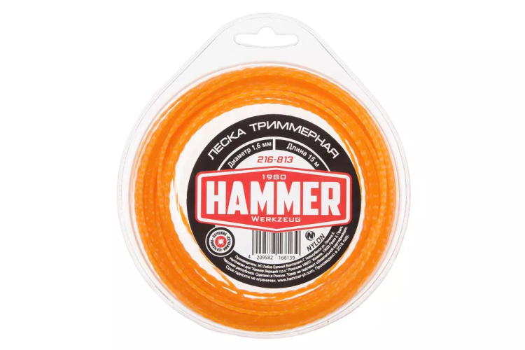 Леска для триммеров HAMMER 216-813 купить в Урае