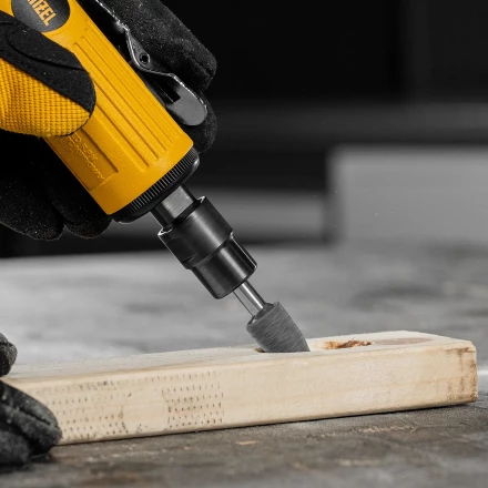 Пневмошлифмашина прямая Denzel 57464 PGS25000, 25000 об/мин, 10 шлиф. камней, цанга - 3, 6 мм, 113 л/мин купить в Урае