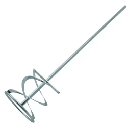 Миксер для красок и штукатурных смесей Denzel, 120 х 600 мм, оцинкованный, шестигранный хвостовик 10мм, 848467