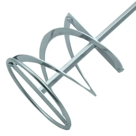 Миксер для красок и штукатурных смесей Denzel, 120 х 600 мм, оцинкованный, шестигранный хвостовик 10мм, 848467 купить в Урае