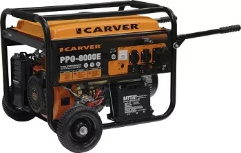 Генератор бензиновый CARVER PPG- 8000-Е-3 LT-190F купить в Урае
