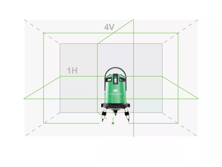 Построитель лазерных плоскостей  лазерный уровень ADA 6D Servoliner GREEN ADA купить в Урае