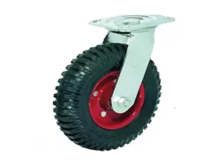 Колесо литое резиновое 160 мм PS160 с протектором и кронштейном 1031467 купить в Урае