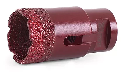 Алмазная коронка MESSER по камню с хвостовиком M14 (вакуумное спекание алмазов) 60 мм купить в Урае