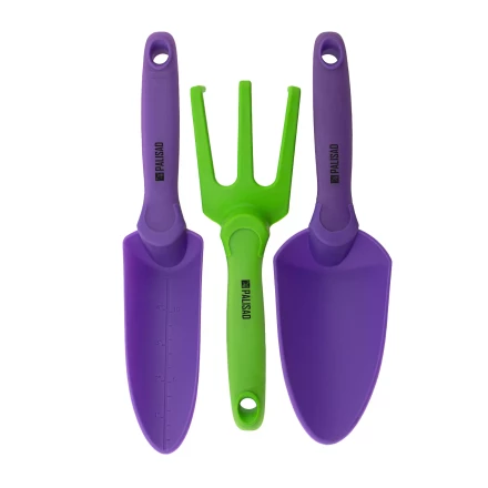 Набор садового инструмента Palisad 630218, пластиковый, гелевые рукоятки, 3 предмета, Nylon Soft купить в Урае