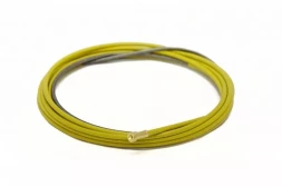 Канал стальной изолированный 1,2-1,6мм желтый 3метра Aurora