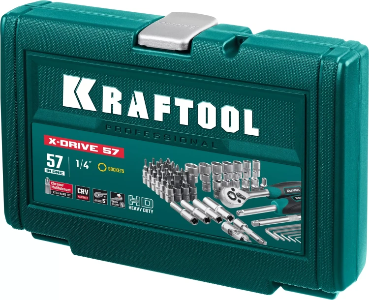 Универсальный набор инструмента KRAFTOOL, 57 предм. 27885-H57 купить в Урае