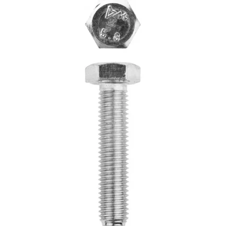 Болт ЗУБР &quot;МАСТЕР&quot; с шестигранной головкой, ГОСТ 7798-70, класс прочности 5.8, оцинкованный, M12x55мм, 5кг 303080-12-055 купить в Урае