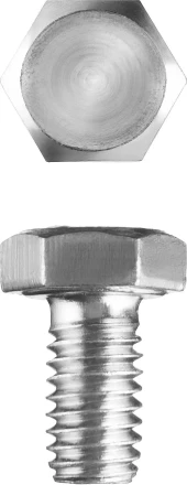 Болт ЗУБР &quot;МАСТЕР&quot; с шестигранной головкой, ГОСТ 7798-70, класс прочности 5.8, оцинкованный, M6x10мм, 5кг 303080-06-010 купить в Урае