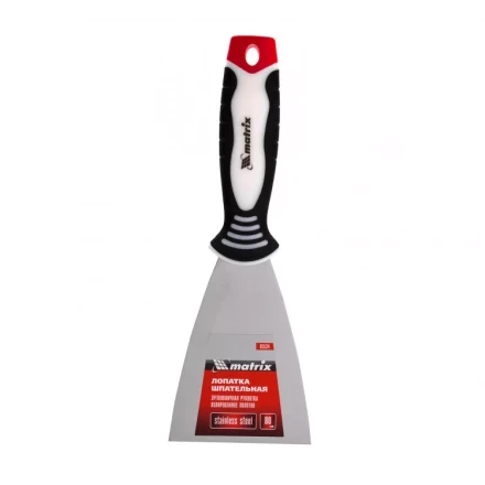 Шпательная лопатка из нержавеющей стали 80 мм трехкомпонентная ручка Matrix 85534 купить в Урае