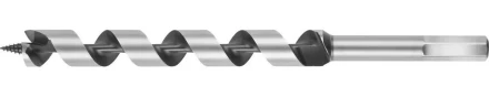 Сверло по дереву, спираль Левиса, HEX хвостовик, URAGAN 29465-235-18, d=18х235мм 29465-235-18 купить в Урае