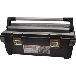Ящик ЗУБР "УМЕЛЕЦ" пластмассовый для инструмента, 25.5" 38141-25