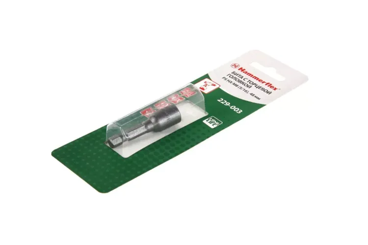 Головка HAMMER размер 8мм, H 48мм, S 1/4'' (229-003 PS HX) купить в Урае