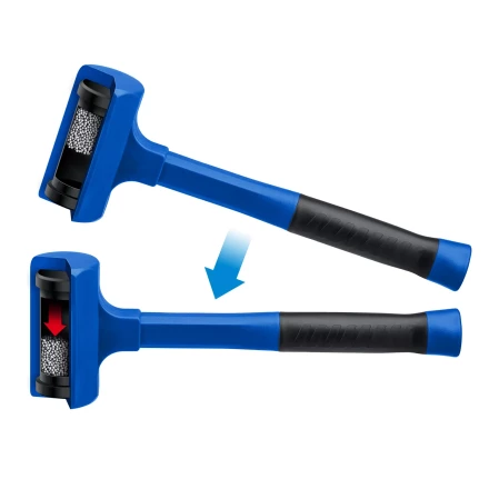 ЗУБР БМО, 47 мм, 680 г, безынерционный молоток, Профессионал (2049-680) купить в Урае