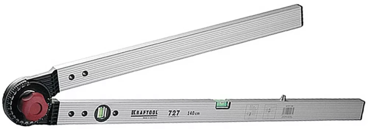Уровень KRAFTOOL алюминиевый угловой, 1-270 градусов, 600 / 1400мм 34727-140 купить в Урае