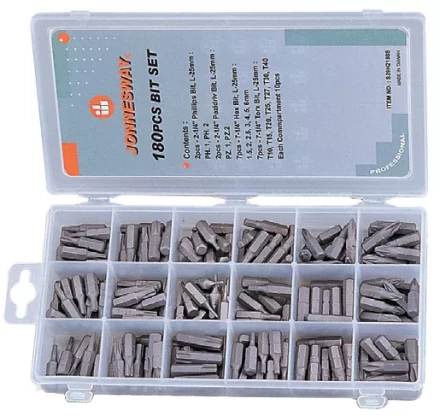 Комплект вставок под 1/4&quot;DR 18 видов по 10 штук S29H2180S Jonnesway 47464 купить в Урае