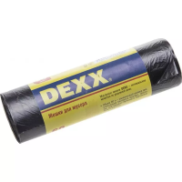 Мешки для мусора DEXX, черные 60л, 20шт 39150-60