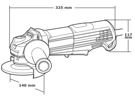 Шлифмашина угловая MAKITA GA5050R купить в Урае