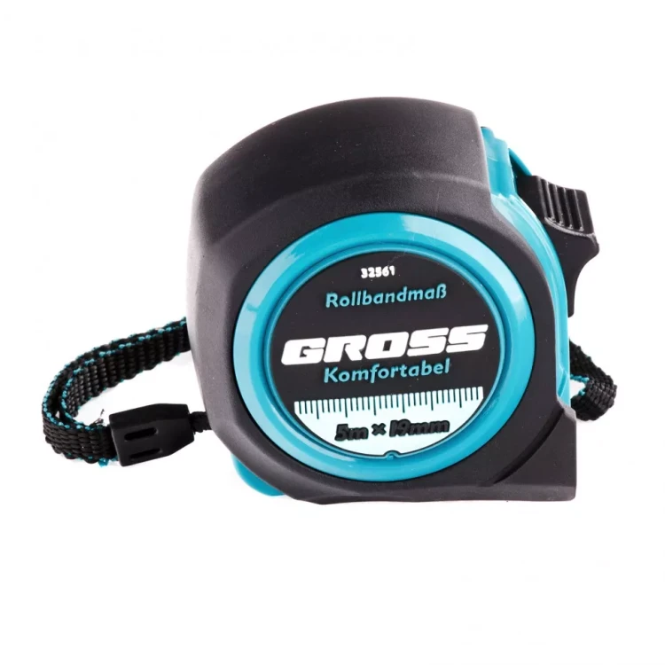 Рулетка Komfortabel 5 м х 19 мм обрезиненный корпус Gross 32561 купить в Урае