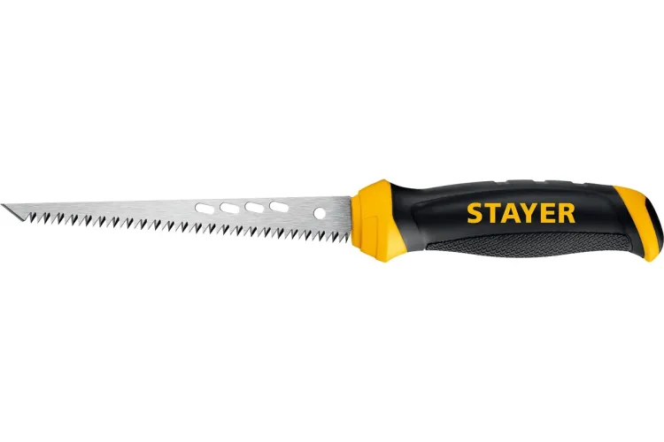 STAYER 160 мм, выкружная ножовка по гипсокартону, Professional, 8TPI, 15173_z02 купить в Урае