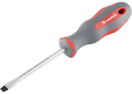 Отвертка Profi SL4 х 75 мм SVСM двухкомпонентная рукоятка Matrix 11958 купить в Урае