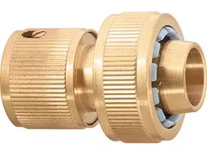 Соединитель латунный быстросъемный для шланга 3/4&quot; аквастоп  PALISAD 66265 купить в Урае