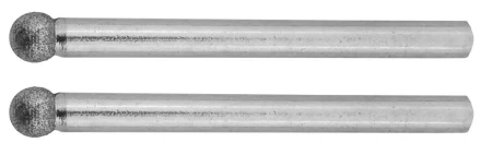 ЗУБР 2 шт, 4.0 x 3.2 x 38 мм, набор алмазных мини-шарошек (35922) купить в Урае