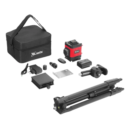 Лазерный уровень м-призм. ML 360-3 Pro SET, 30 м, акк. Li 3000 мАч, состоит из 2 частей// MTX 350835 купить в Урае