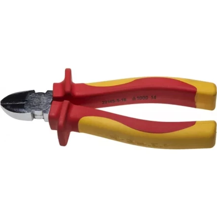 Бокорезы ЗУБР &quot;ПРОФЕССИОНАЛ&quot; &quot;ПРОФИЭЛЕКТРИК&quot;, диэлектрические, двухкомпонентная рукоятка, высоковольтные до ~1000В, 160мм 22145-5-16 купить в Урае