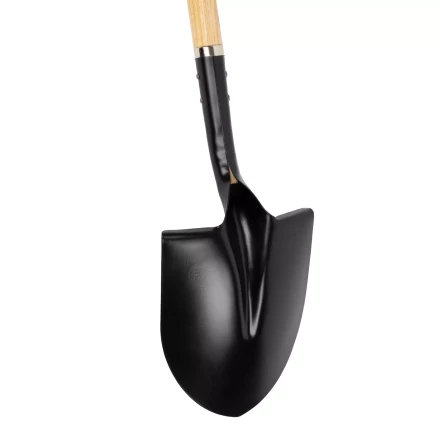 Лопата штыковая амер. типа, 215х285х1500 мм, деревянный лакированный черенок, LUXE Palisad 61377 купить в Урае