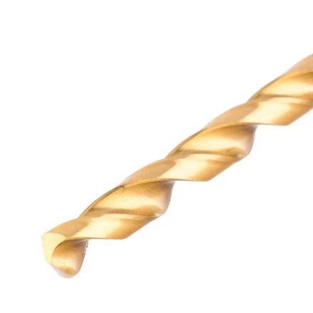 Сверло спиральное по металлу Matrix, 10 x 300 мм, HSS, нитридтитановое покрытие, 714310 купить в Урае