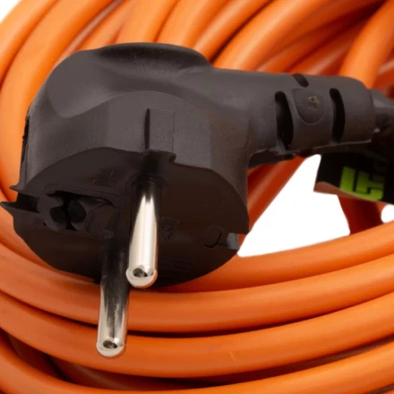 Удлинитель-шнур силовой 20 м Сибртех 95832, 16А, тип УХ16, ПВС, усиленный, 1 розетка без заземления купить в Урае