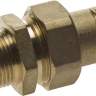 Соединитель GENERAL FITTINGS прямой с накидной гайкой, латунь, ш/ш, 3/4" 51037-S/S-3/4 купить в Урае