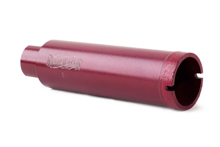 Сегментная алмазная коронка MESSER REDLINE по граниту диаметр 62 мм длина 100 мм купить в Урае