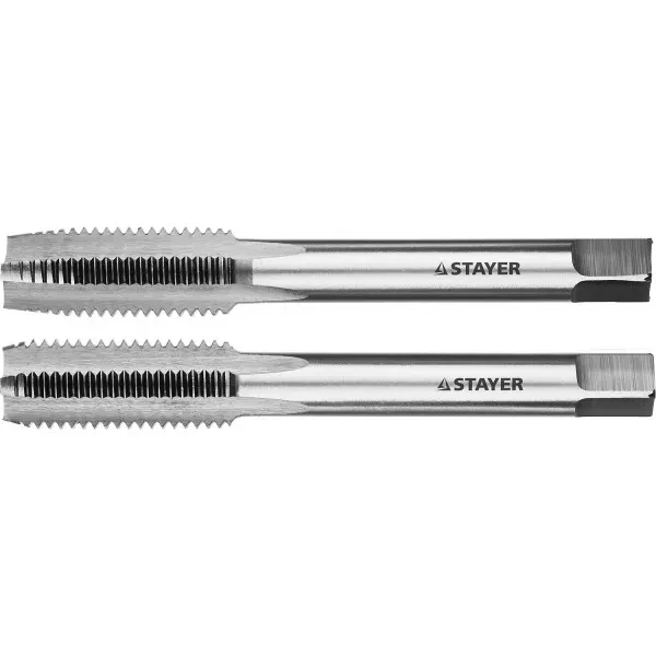 Комплект метчиков STAYER "MASTER", сталь 9ХС, М12х1,75, 2 шт 28025-12-1.75-H2 купить в Урае