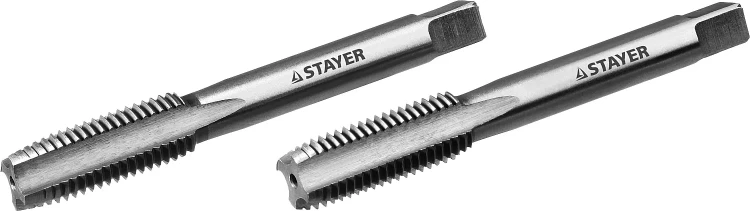Комплект метчиков STAYER "MASTER", сталь 9ХС, М12х1,75, 2 шт 28025-12-1.75-H2 купить в Урае