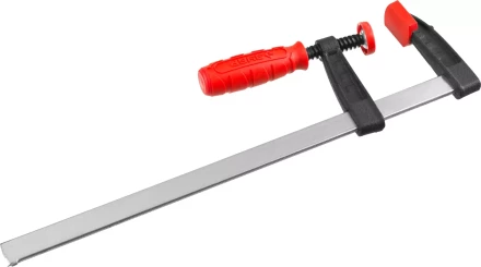 Струбцина ЗУБР &quot;МАСТЕР&quot;, тип &quot;F&quot;, пластмассовая ручка, стальная закаленная рейка, 50х250мм 32150-050-250 купить в Урае