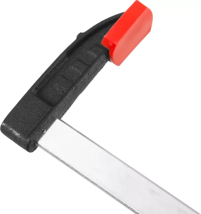 Струбцина ЗУБР &quot;МАСТЕР&quot;, тип &quot;F&quot;, пластмассовая ручка, стальная закаленная рейка, 50х250мм 32150-050-250 купить в Урае