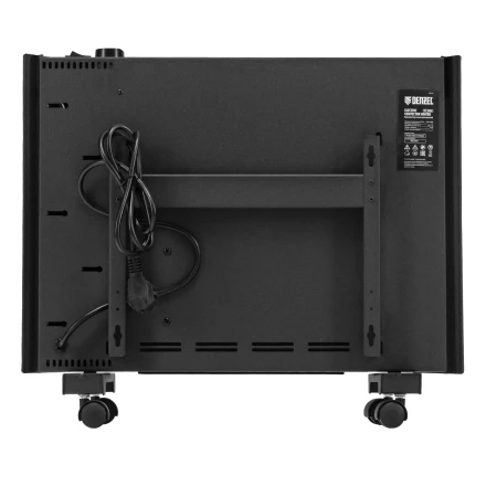Конвектор электрический Denzel XCE-1000 B, 230 В, 1000 Вт, X-образный нагреватель черный 98127 купить в Урае