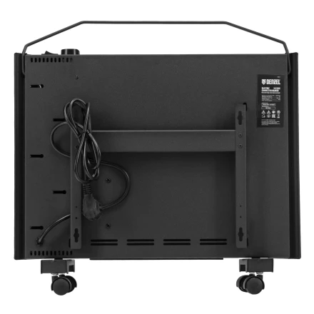 Конвектор электрический Denzel XCE-1000 B, 230 В, 1000 Вт, X-образный нагреватель черный 98127 купить в Урае