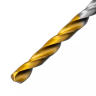 Сверло спиральное по металлу 3 x 60 мм, Р6М5, Golden Tip , 2шт. Denzel 718225 купить в Урае