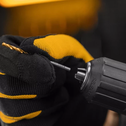 Сверло спиральное по металлу 3 x 60 мм, Р6М5, Golden Tip , 2шт. Denzel 718225 купить в Урае