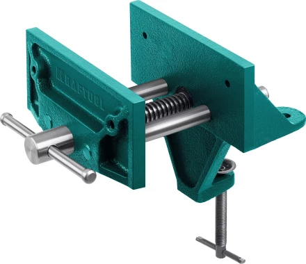 Тиски KRAFTOOL столярные переносные, на струбцине 32720-155 купить в Урае