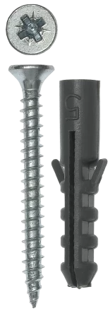 Дюбели ЕВРО с саморезами пакет серия МАСТЕР купить в Урае