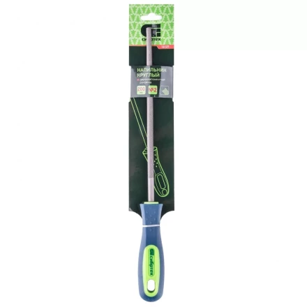 Напильник 200 мм круглый двухкомпонентная рукоятка №2 Сибртех 16127 купить в Урае