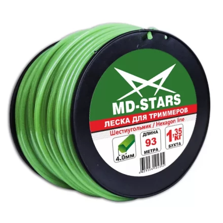 Леска для триммера HEXAGON LINE (шестиугольник) катушка 2,0ММХ374М купить в Урае