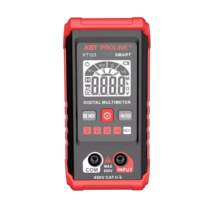 Мультиметр цифровой компактный КВТ SMART KT 123 с автоматическим выбором режимов и пределов измерений (88550) купить в Урае