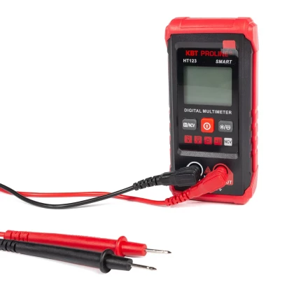 Мультиметр цифровой компактный КВТ SMART KT 123 с автоматическим выбором режимов и пределов измерений (88550) купить в Урае