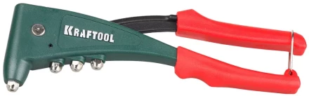 Заклепочник с усиленным литым корпусом, KRAFTOOL &quot;NX-5 31173, для заклёпок d=2,4-4,8 мм - алюминий и сталь, d=2,4-4,0 - нерж сталь 31173 купить в Урае
