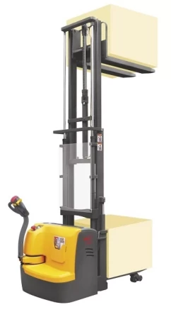 Штабелер самоходный 1,5 т 4,5 м XILIN CDDR15S Li-ion двухуровневый (сопровождаемый) 24/225 В/Ач 1041015 купить в Урае